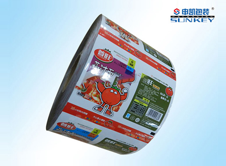 液體包裝復(fù)合卷膜|食品包裝膜|番茄醬包裝膜